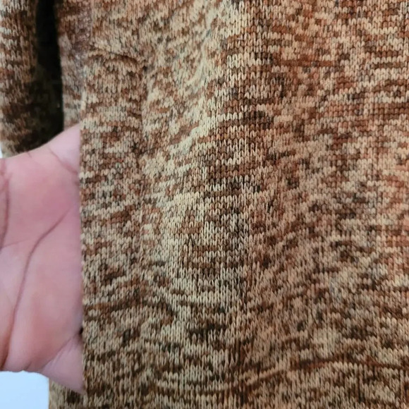 Eddie Bauer Men Pullover Quarter Zip Sweater M Snap Closure Long Sleeves Fleece - Picture 5 of 9